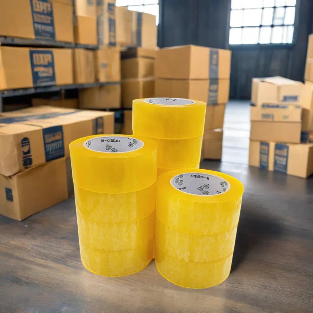 Good Quality Self Adhesive Tape Custom BOPP Jumbo Roll Cintas Adhesiva Transparent Clear BOPP Packing Tape for Sealing Cartons