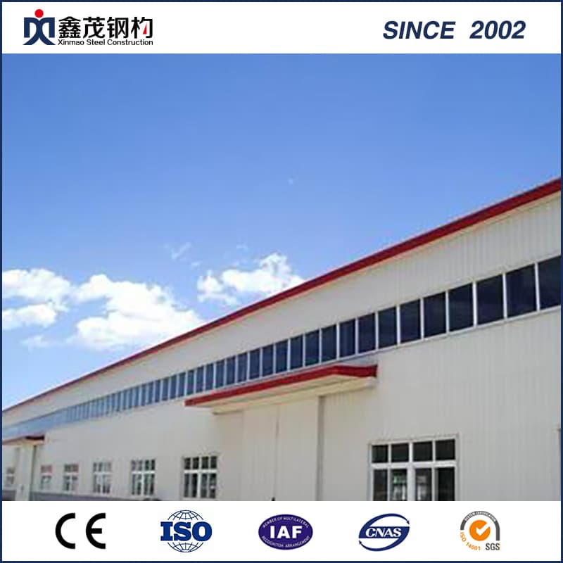 Glavanzed H-Section Prefab Steel Building for Warehouse (Steel Structure Warehouse)