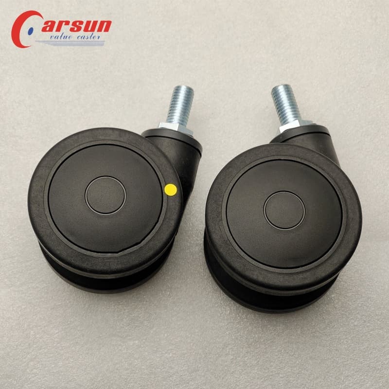 Black 3 Inch Antistatic Medical Casters Special Conductive Casters for Hospital Equipment and Instruments