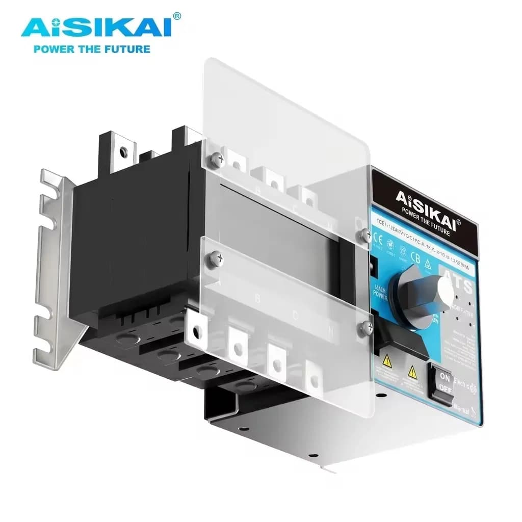 Skt2 2p/3p/4p 32A Motorised Automatic Transfer Switch (ATS)