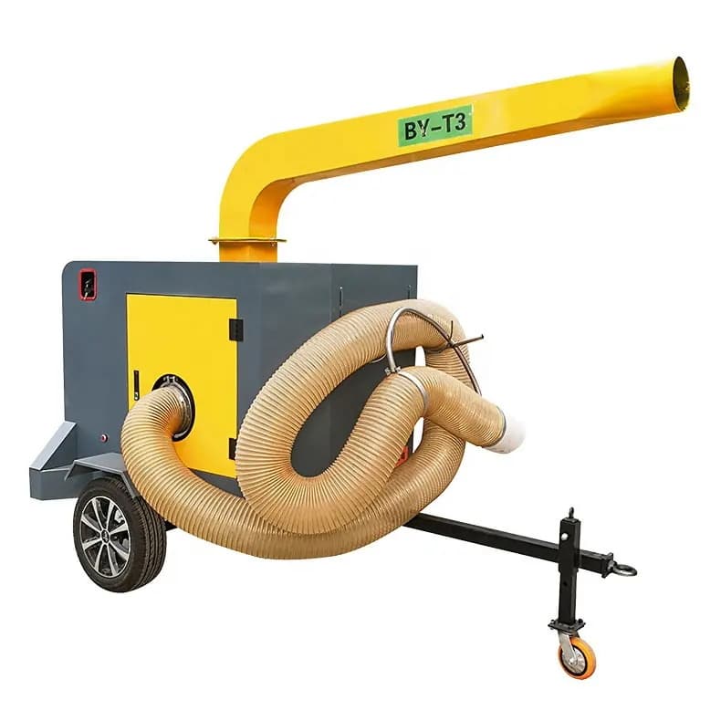 18 HP Gas Engine Leaf Collector Vacuum Machine by-T3 Tractor Mounted Leaf Collector