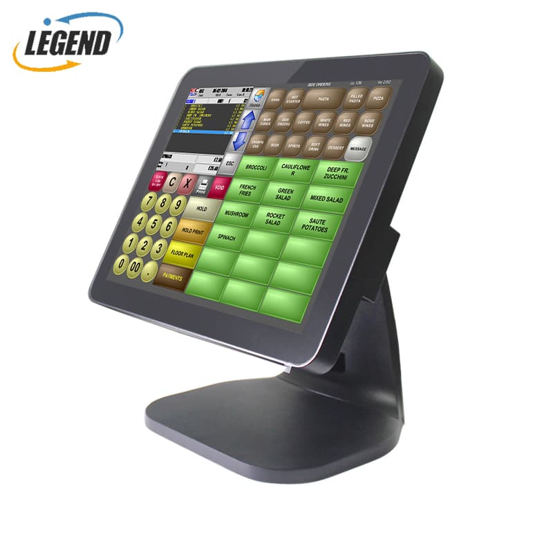 All Metal Enclosure Factory Hot Selling POS Solution 15" All in One Touch Screen POS System