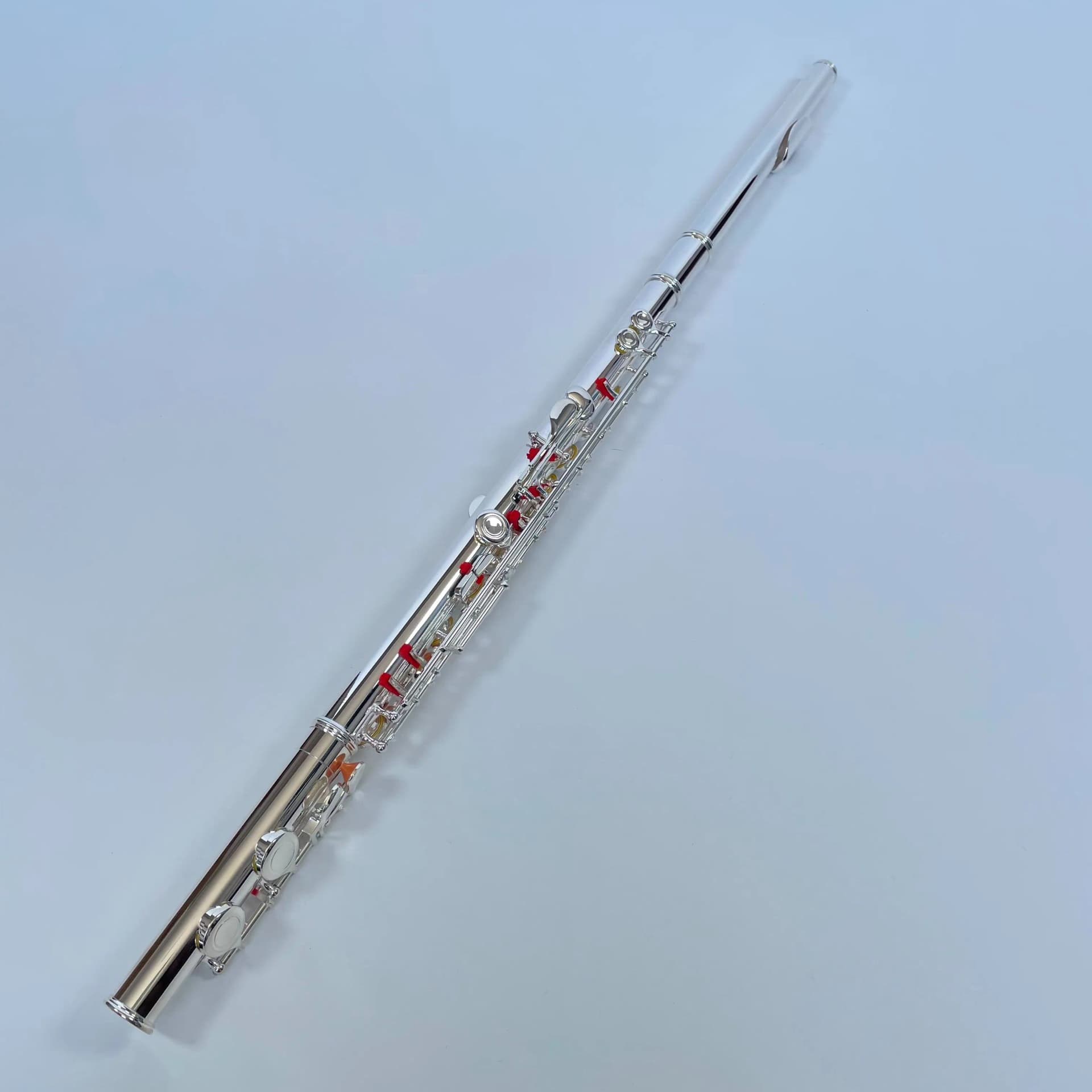 Woodwind Instrument Closed Hole 16 Hole Flute Instrument with Double Silver Plated