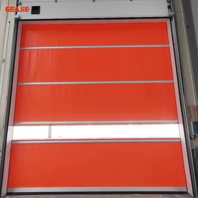 PVC High Speed Roll up Shutter Door with Sensor for Industrial