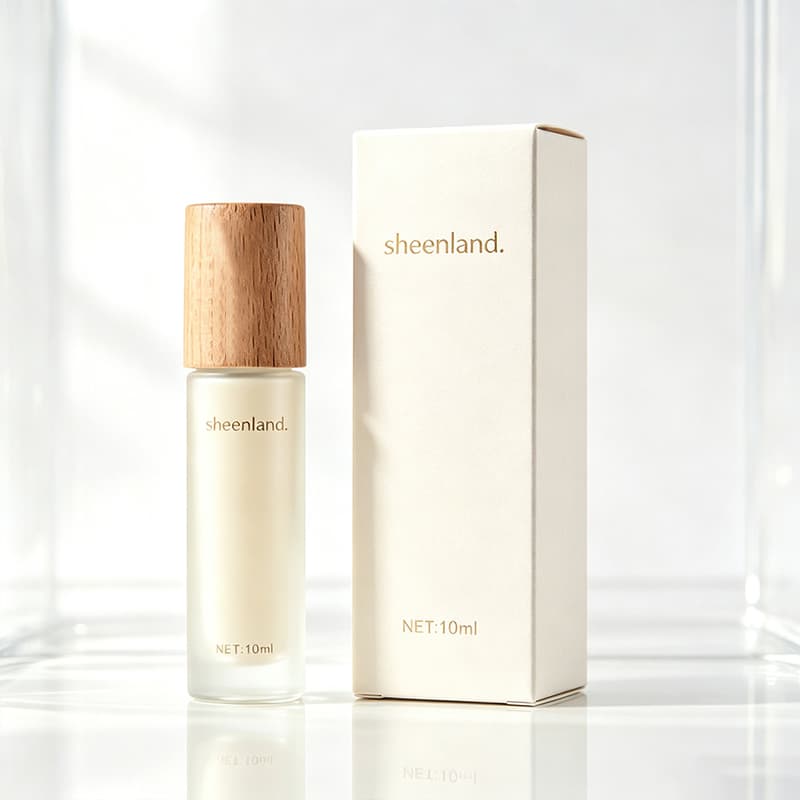 5ml10ml 15ml Round Clear Cosmetic Essential Oil Roll on Glass Bottle