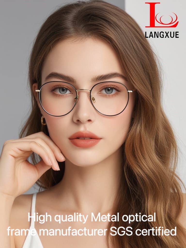 Custom-Made Metal 100% Titanium Premium Quality OEM Fashion Eyeglass Manufacturer