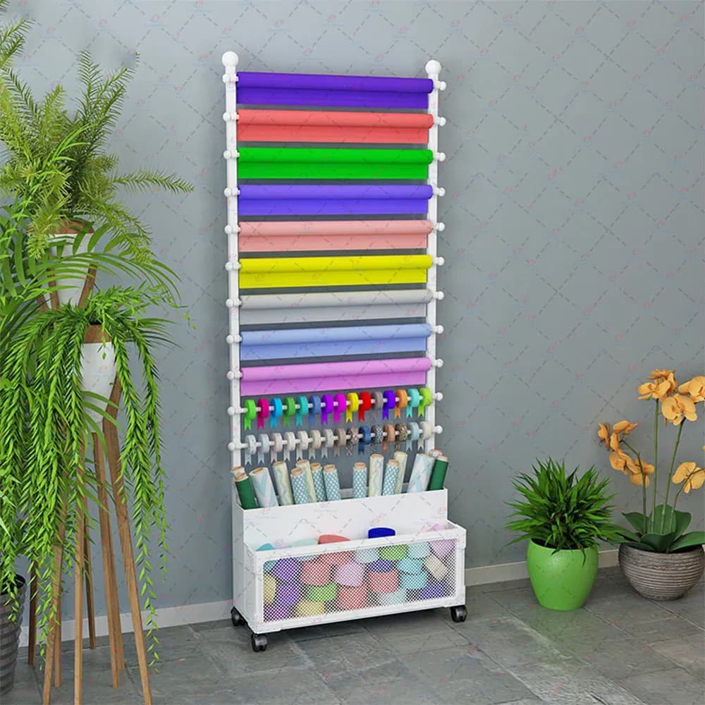 Wholesales Floor Standing Customized Rug Display Rack Scarf Carpet Hanger Fabric Show Room Display Stand for Retail Store