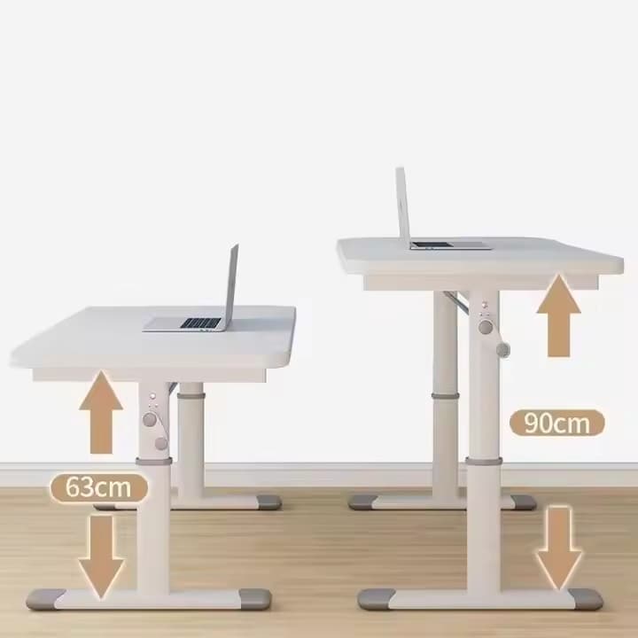 Luxury Teacher Wooden Computer Desk with Liftin Table Mechanism for School Use