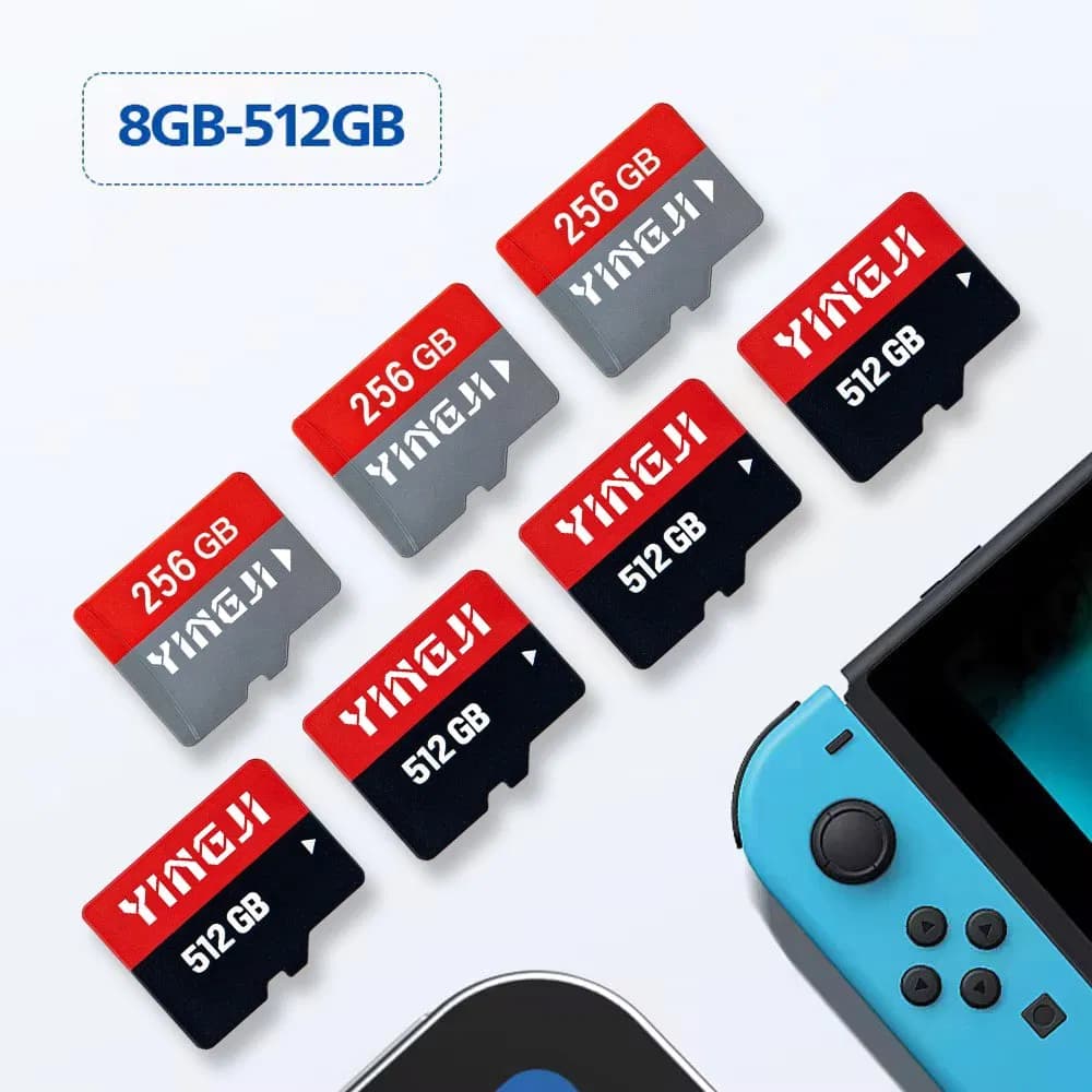 Mini SD Memory Card 32GB Class 10 Compatible DVR Security Cameras Phone 1g-128GB Micro TF Card A1 V10 2K Recording