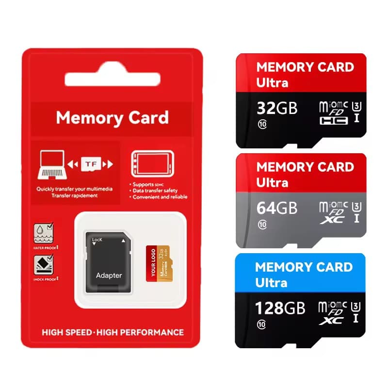 Wholesale Custom 4GB 8GB 16GB 32GB 64GB 128GB Memory Card Car DVR 256GB TF SD Card Phone Camera Memory Card