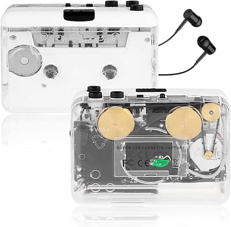 Factory Wholesale Clear Cassette Player with Digital Recorder Tape to MP3 Converter