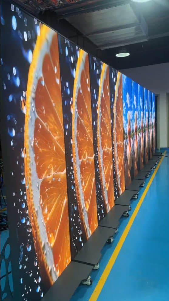 Eye-Catching Standing LED Display for Dynamic Advertising Solutions with Colorlight A100 Media Player