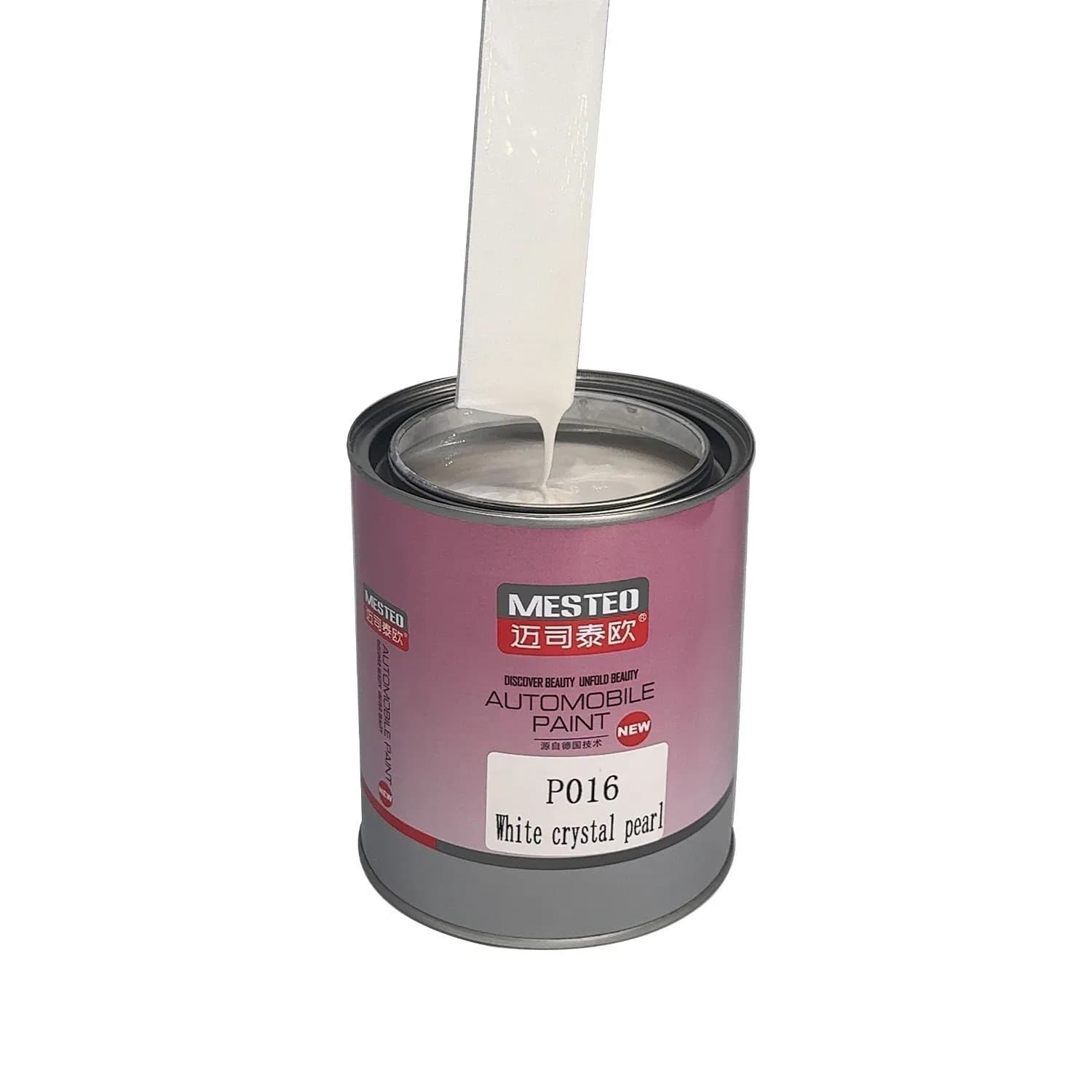 Professional Grade HS 1K Crystal White Pearl Car Paint Solution
