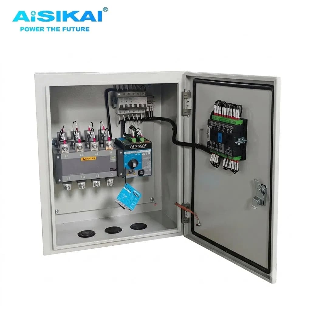 Aisikai 250A 4p Automatic Transfer Switch Cabinet with Intelligent ATS Controller