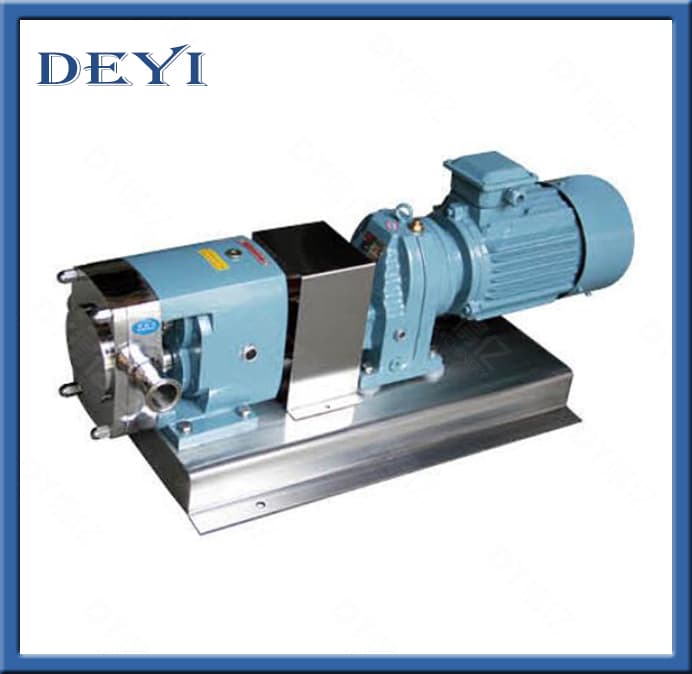 SS304 Zb3V Series Gear Constant Speed Ratio Rotary Lobe Pumps