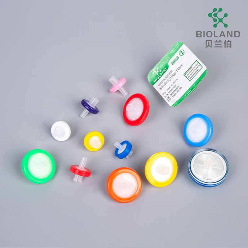 Bioland HPLC Non-Sterile PTFE (Hydrophilic) Syringe Filters 13mm 0.45um Laboratory Supplies