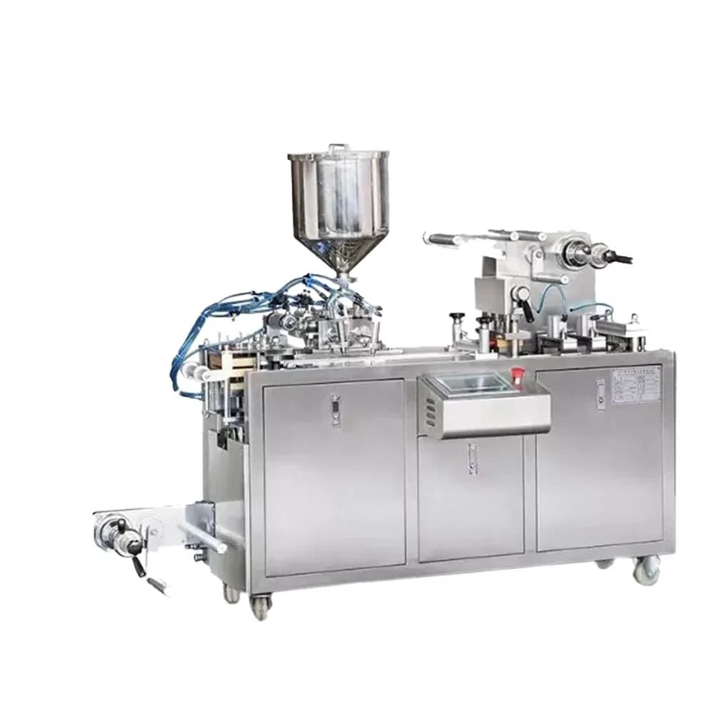 Food Grade Tablet Packing Capsule Packing Automatic Industrial High Speed Efficient Sanitary Flat Type Blister Machine
