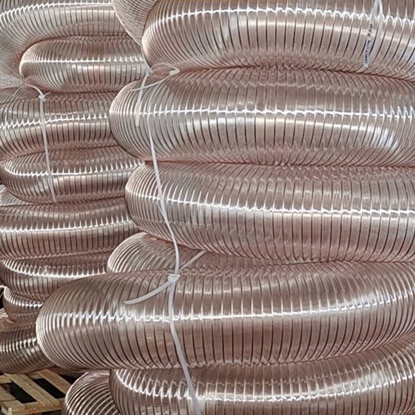 Customized High Quality PU Steel Wire Dustproof Telescopic Hose Produced in China