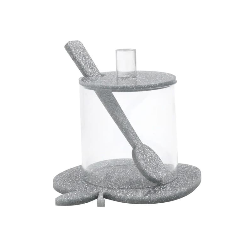 Stylish Lucite Honey Bowl for Jewish Gift and Home Decor