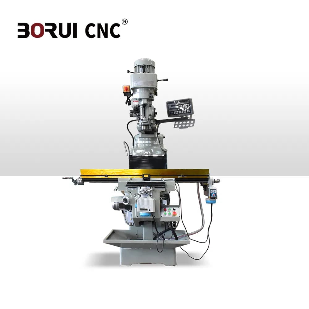 X6325 Turret Milling Machine Vertical Universal Manual Metal Milling Machine Tool Knee Type High Precision Industrial Metalworking Equipment