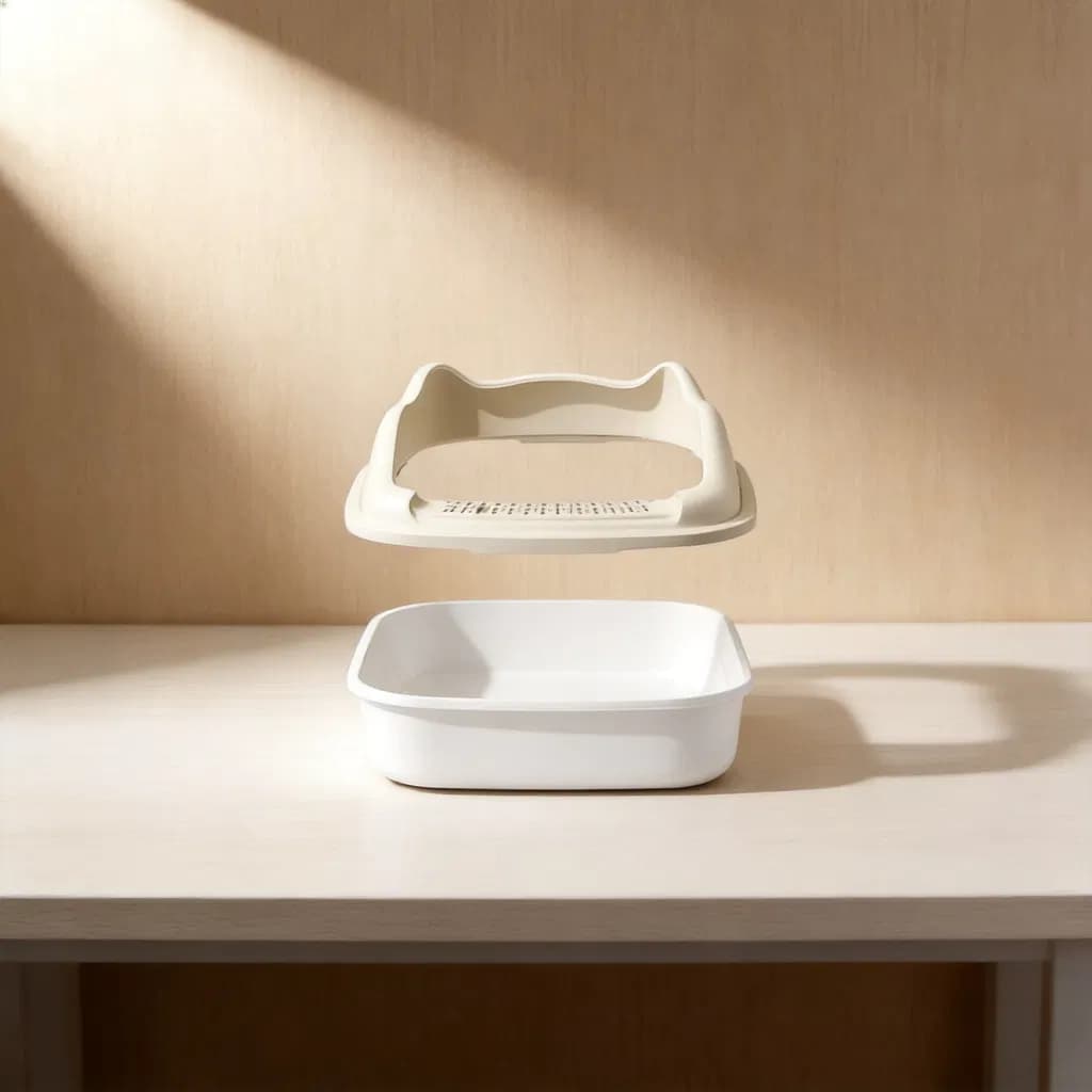 High Wall Cat Litter Box for Maximum Comfort and Cleanliness