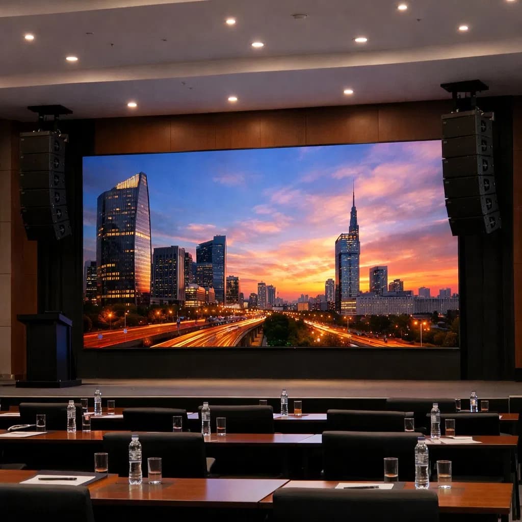 Premium High-Brightness Ultra-Slim Modular Conference-Grade P3.07 Indoor LED Video Wall Display System
