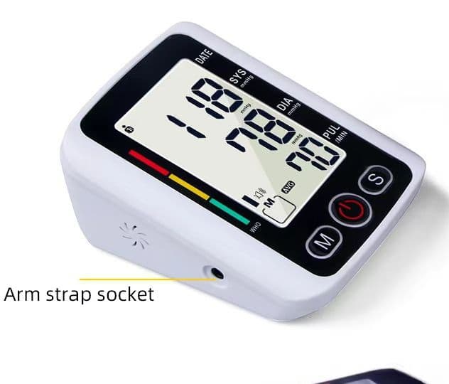 Automatic Electronic Digital Arm-Type Blood Pressure Monitor Sphygmomanometer for Home