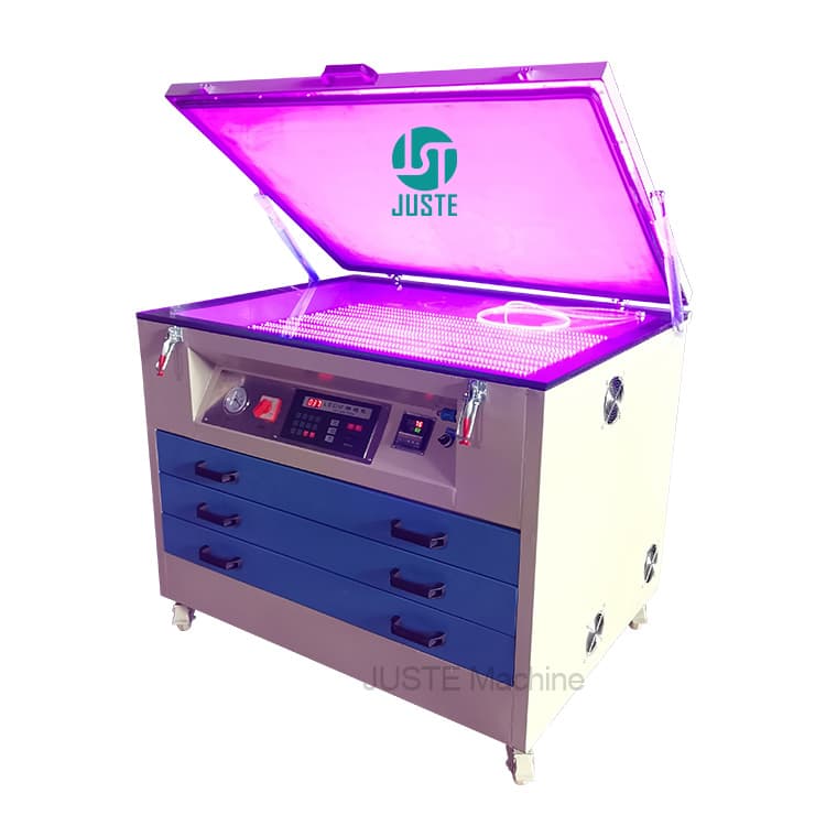 LED UV Screen Printing Exposure Machine UV Lamp vacuum Vacuum Pump Flexo Offset Plate Stamp Exposure Machine with Dryer Unit