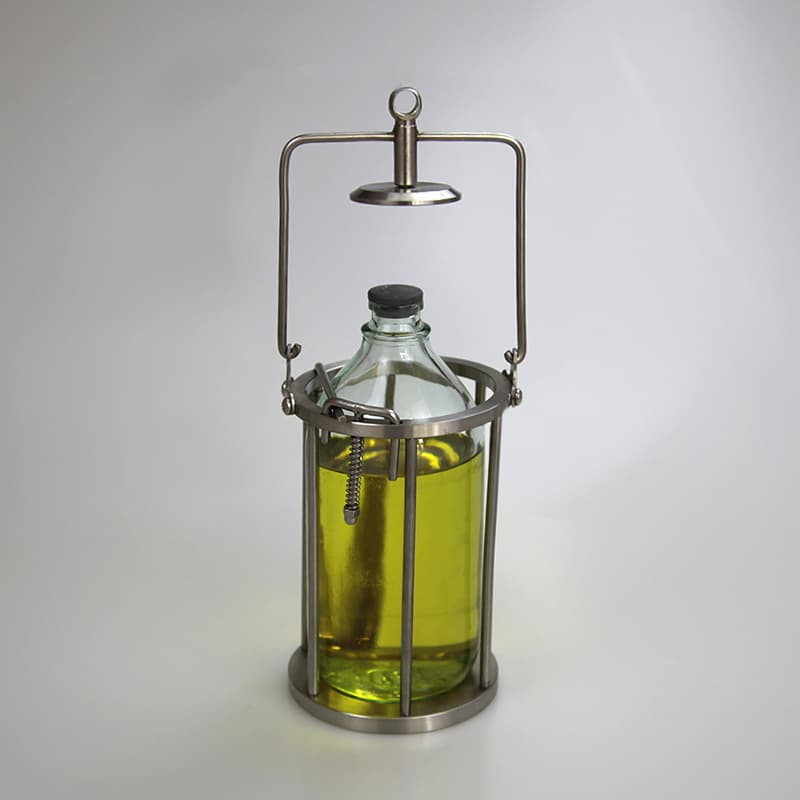 500ml 304ss Sampling Glass Bottles Holder Cage for Food Oil