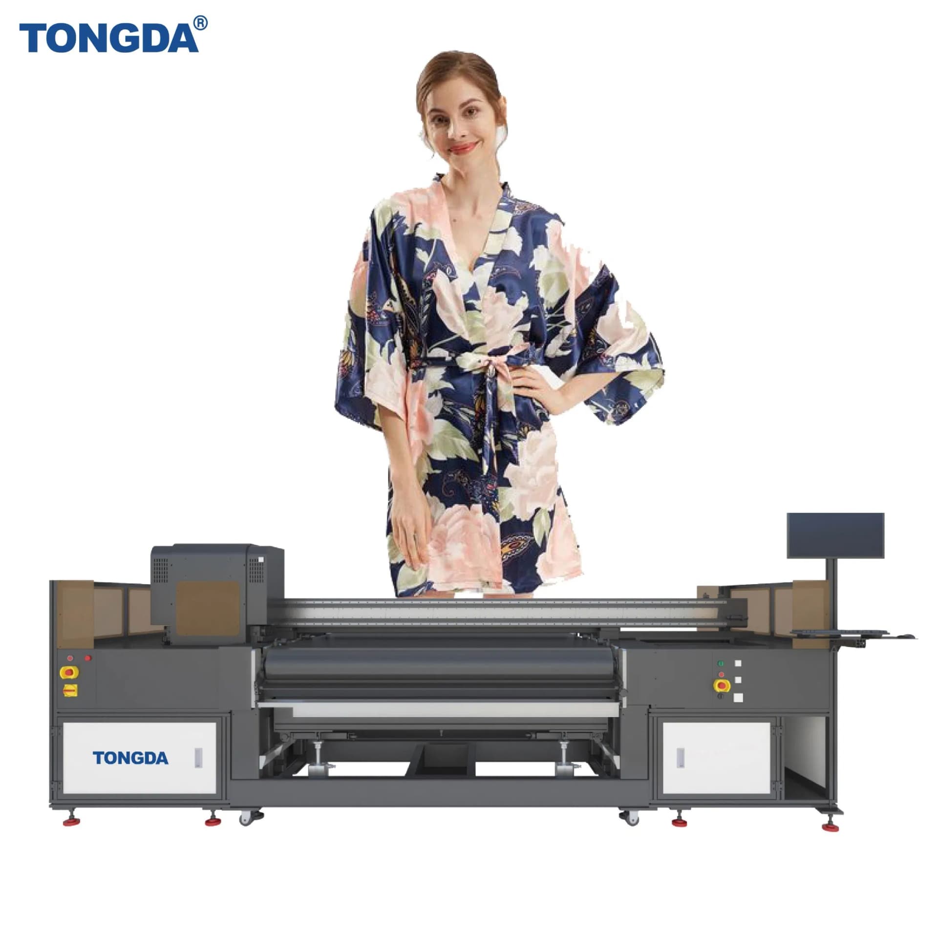 Tongda UV Hybrid Textile Printer for Hard/Soft Materials, Instant Curing