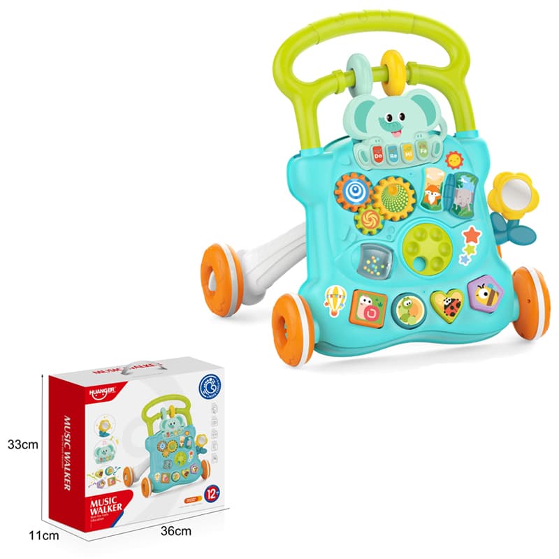 Aijh Walker Baby Product Educational Activity Toys Toddler Learning Baby Walker 4 in 1 with Wheels Educational Baby Walkers