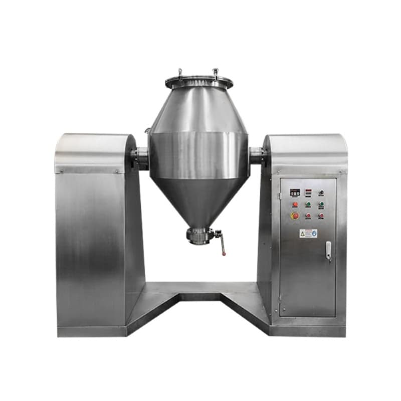 Stainless Steel Double Cone Mixer for Uniform Powder and Granule Mixing Production Lines