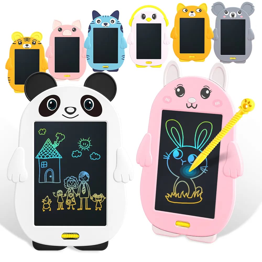AiJH Cartoon Drawing Writing Educational Toys LCD Board Art Painting Writing Drawing Children Toys