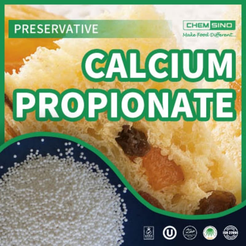 Factory Supply Food Grade Chemical Food Preservatives E282 Calcium Propionate in Bread