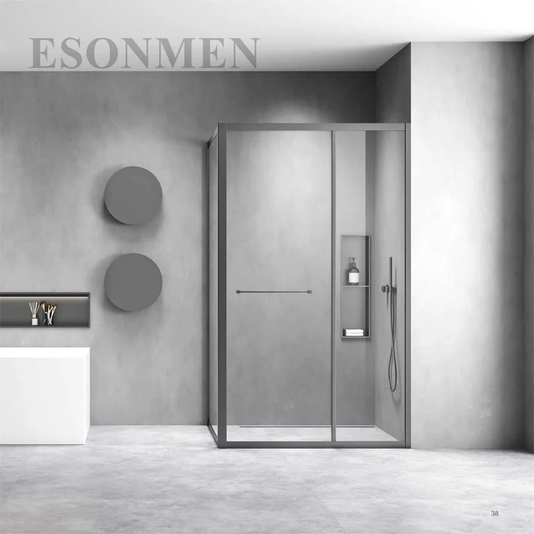Sleek Square Shower Enclosure with Modern Aesthetic and Durability