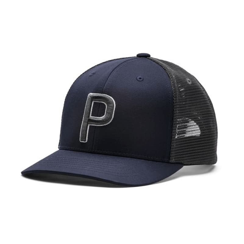 Minimalist 3D Letter Embroidered Sunshade Hat P Baseball Peaked Caps One Size for Men