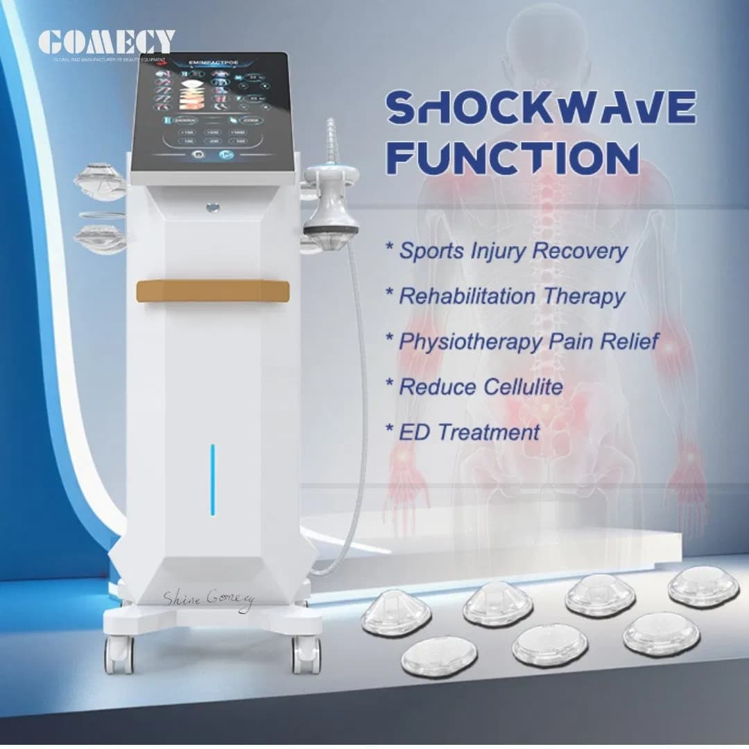 New Design Standing Shockwave Therapy Machine for Pain Relief and Enhanced Blood Circulation