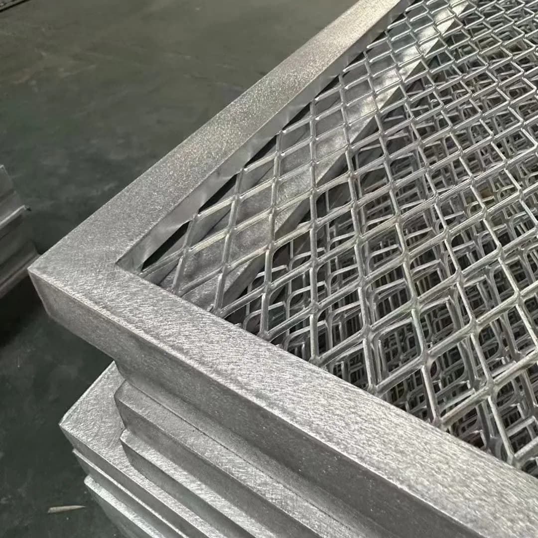 Expanded Metal Curtain Wall Aluminum Expanded Metal