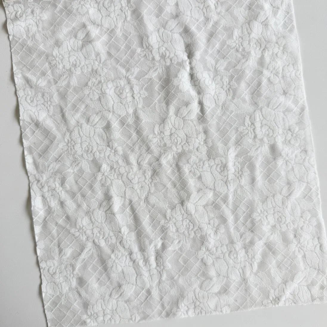 Swiss Floral Embroidered Bridal Cotton Butterfly Knitted Lace Custom Wholesale Lace Fabric