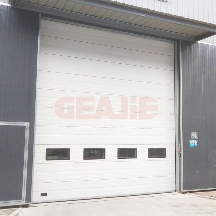 Chinese Manufacture Industrial Door Smart Customized Size Sectional Overhead Door
