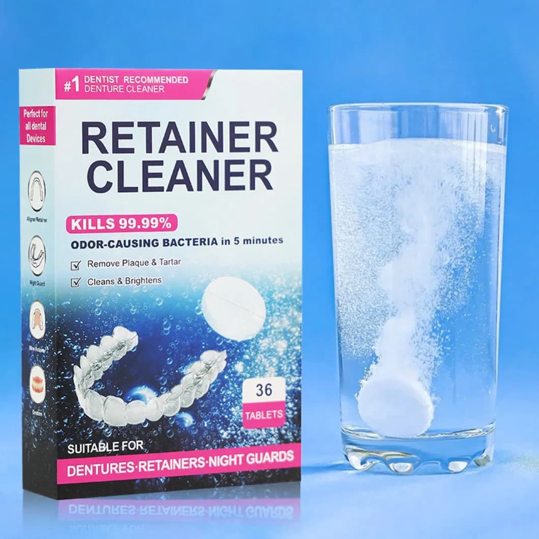 Smile Find Private Label Removes Plaque Mouth Night Guards Denture Cleaner Tablets