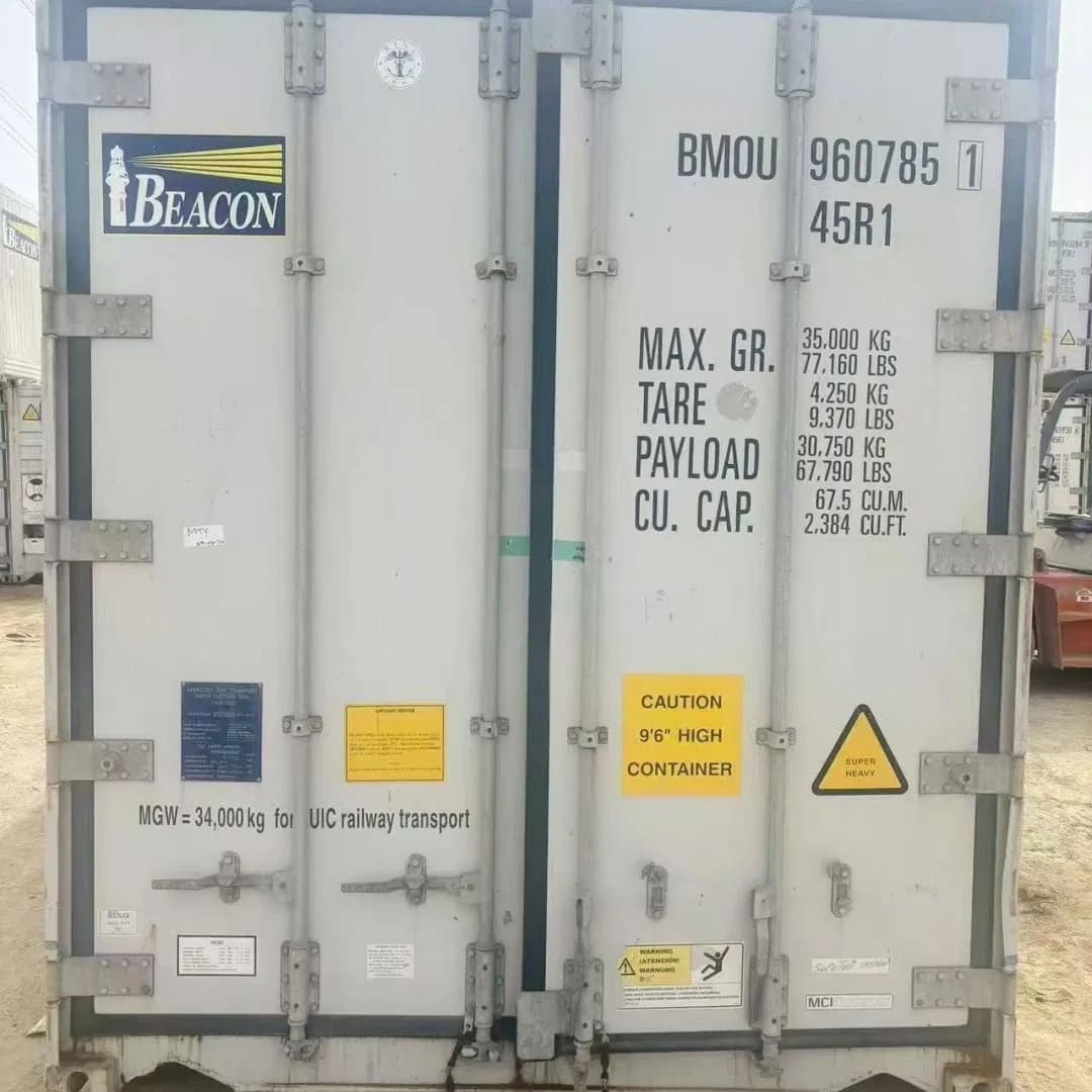2011-2022 Years Shipping Containers Used ISO Standard 20' and 40' Reefer Containers