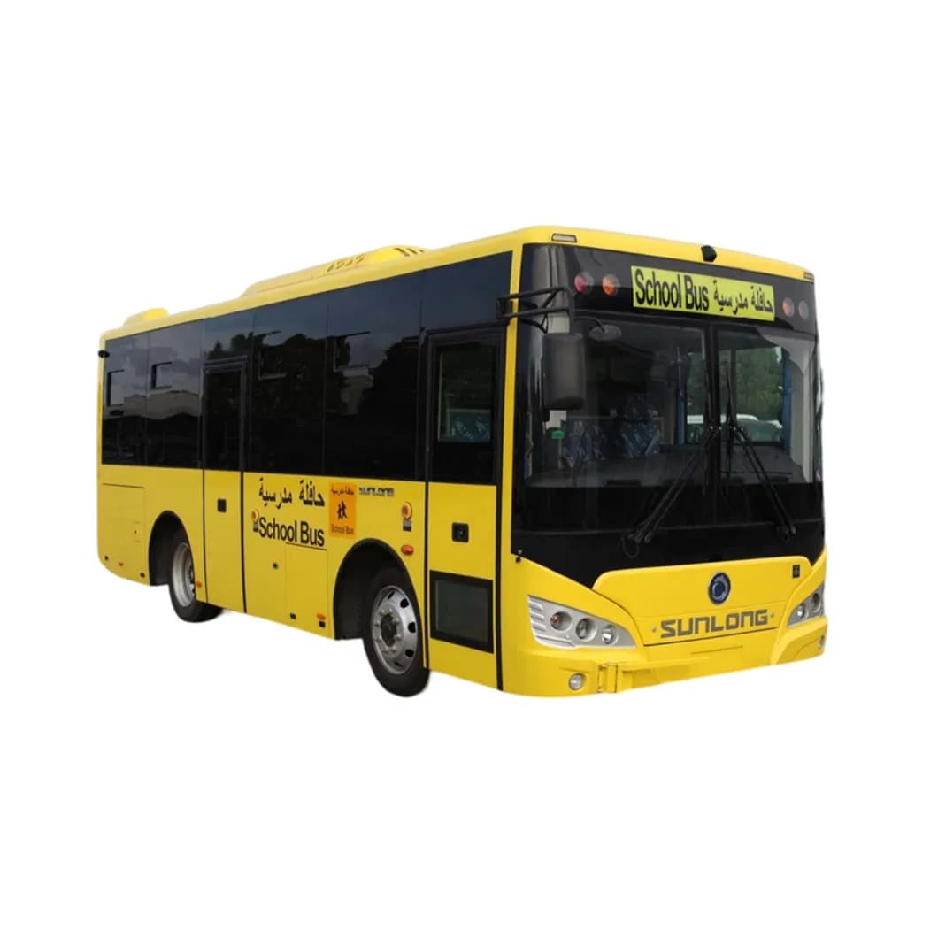 China Euro 2 Sunlong City Buses High Quality School Passenger Coach Bus