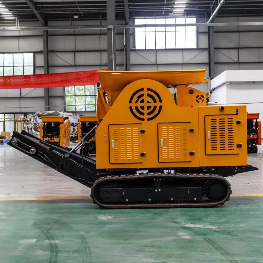 Low Noise Design Small Mobile Jaw Crusher Plant Htjc525 Crusher