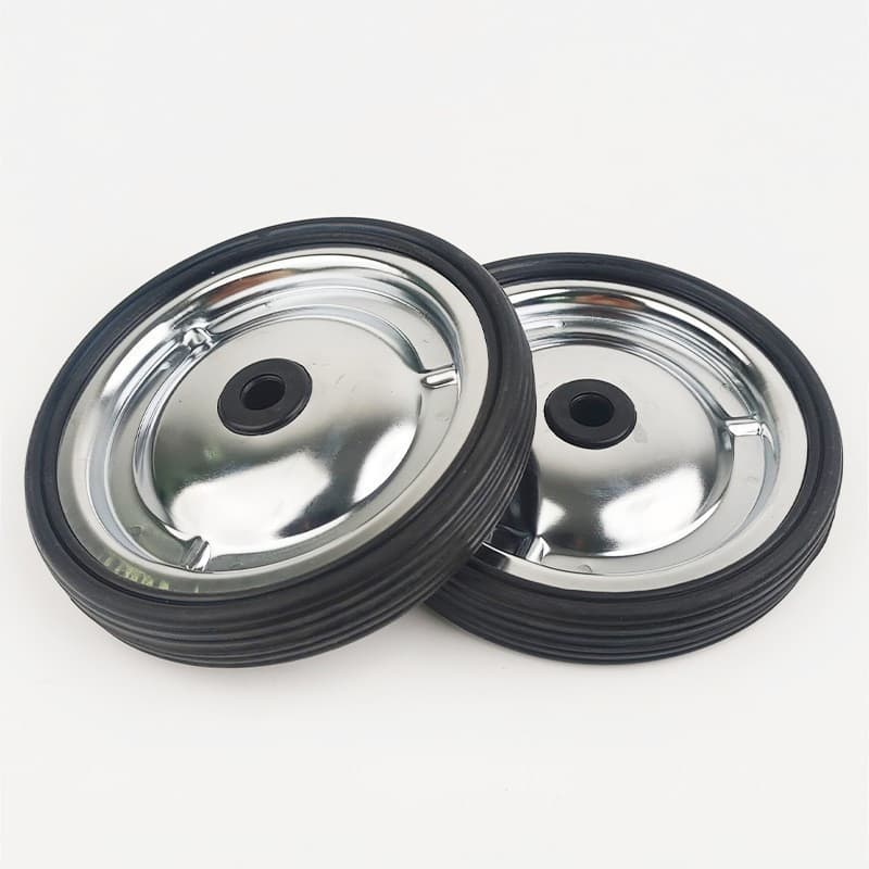 14-Inch, 16-Inch and 18-Inch Children's Bicycle Auxiliary Wheels, Steel Adjustable Auxiliary Wheel Set, PVC Outer Tire Auxiliary Wheels
