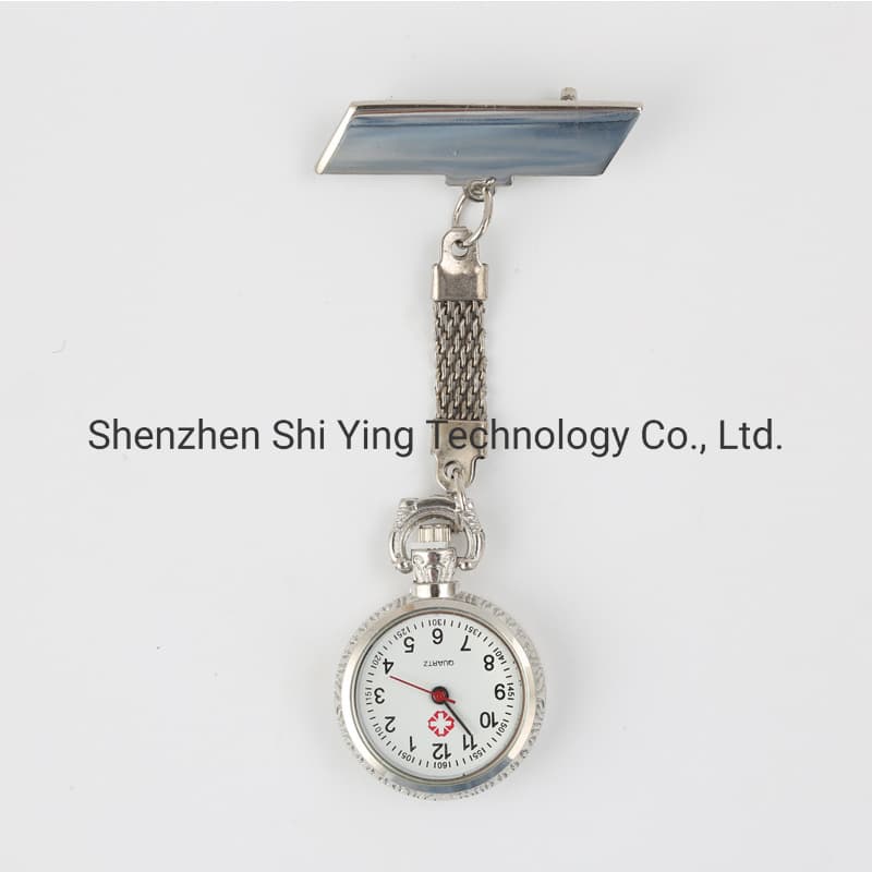 Custom Nurse Pocket Watch Analog Metal Quartz Medical Fob Brooch Pin Watches
