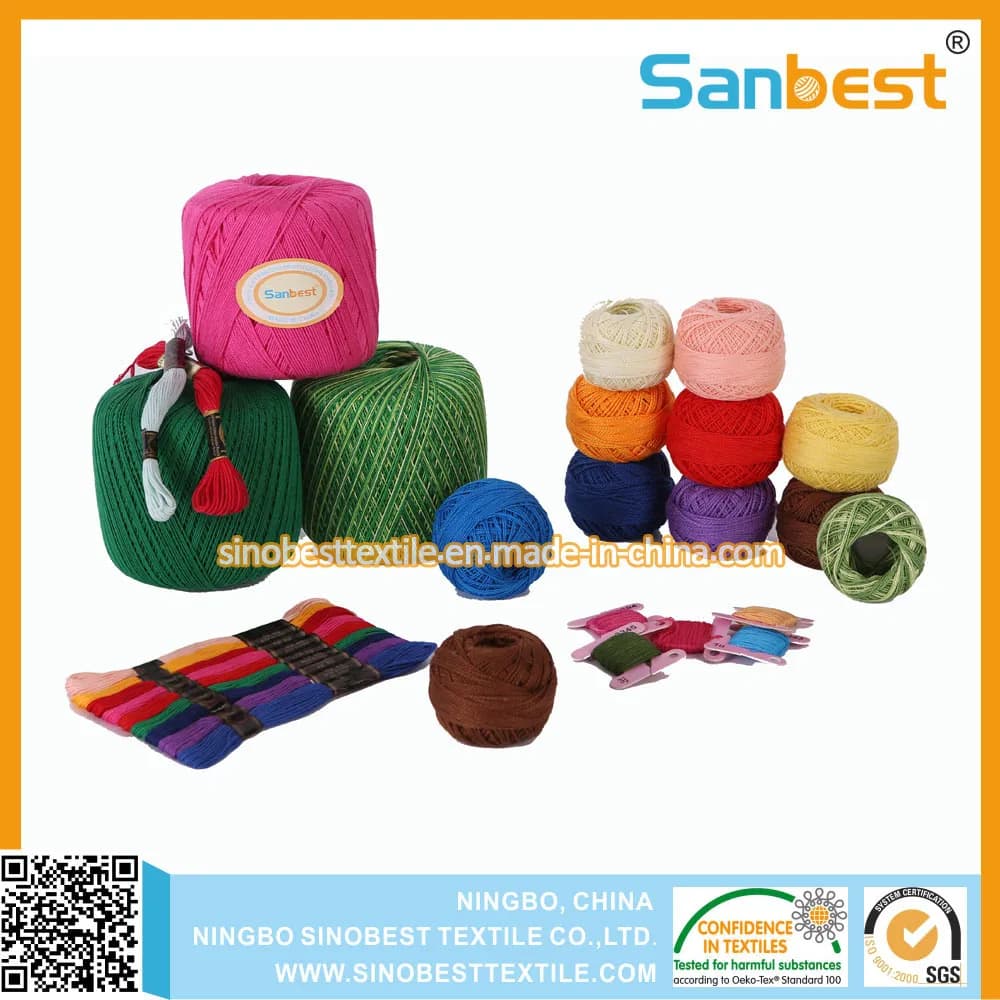 100% Cotton Embroidery Thread for Cross Stitch