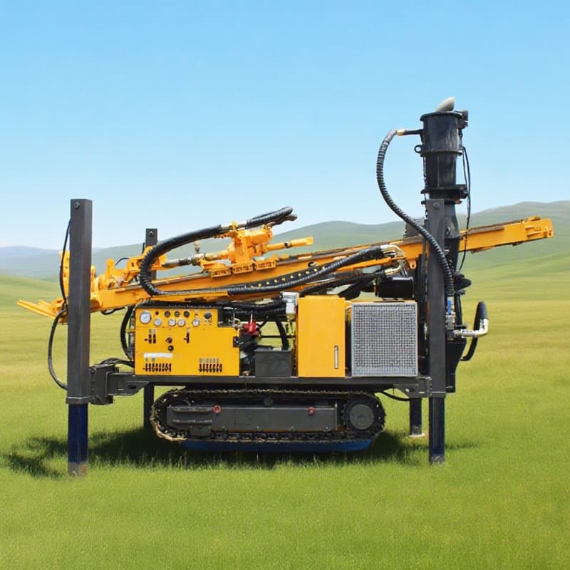 Remote Controlled Hydraulic Reverse Circulation Drill Rig for Safe Mining Exploration