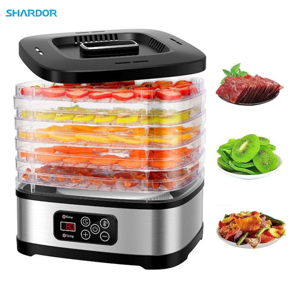 5 Trays Dehydrator Machine for Jerky Fruit Veggie Herb Dog Food
