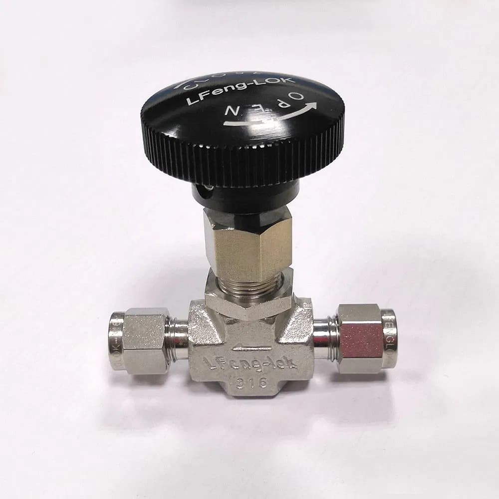 High Pressure 3000psi 1/4" 1/8" 316ss Needle Valves for Gas